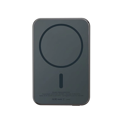 Imagem com fundo branco e recorte do Power Bank Indução da marca Ovvi