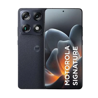 Imagem do smartphone Motorola Signature Preto.
