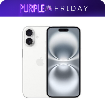 Imagem do smartphone iPhone 16 branco.