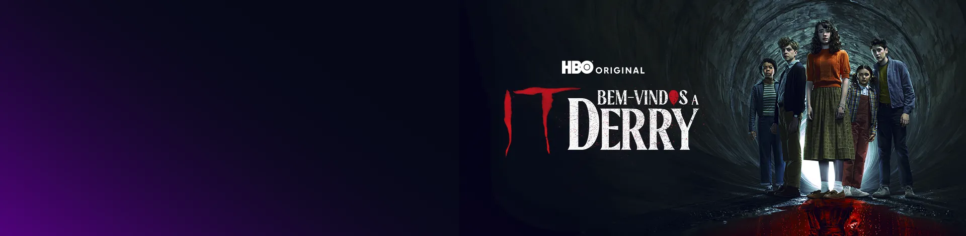 Imagem dos personagens da série IT Bem vindos a Derry