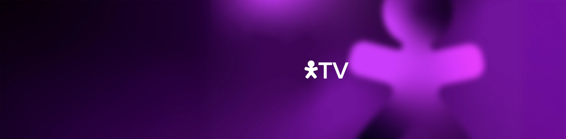 Imagem do Vivinho no fundo roxo escuro com nuances de lilás e logo Vivo TV.