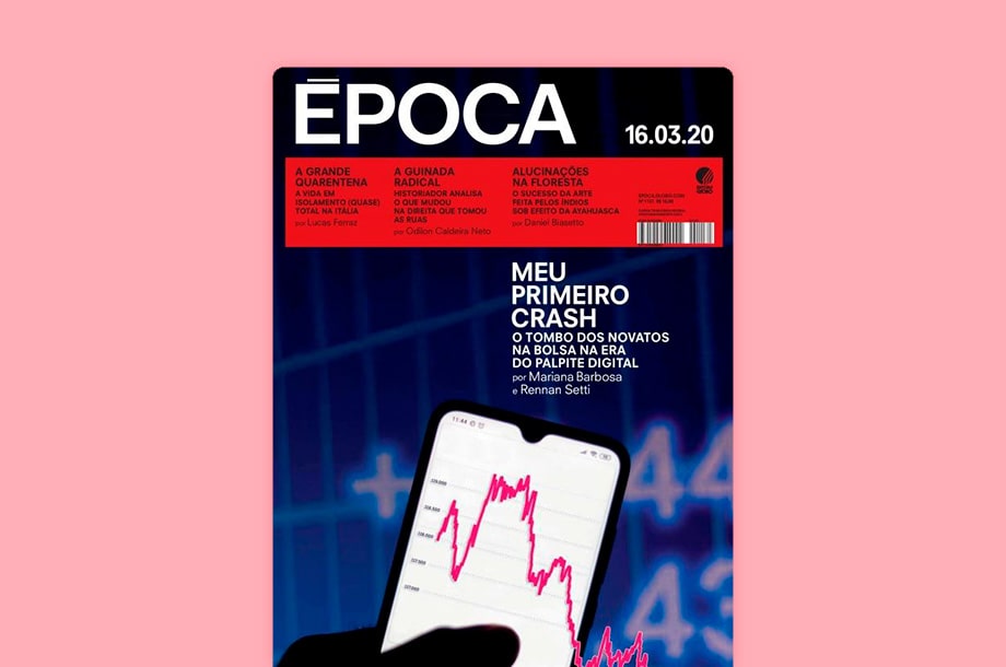 Capa da revista Época com o título, Meu primeiro crash