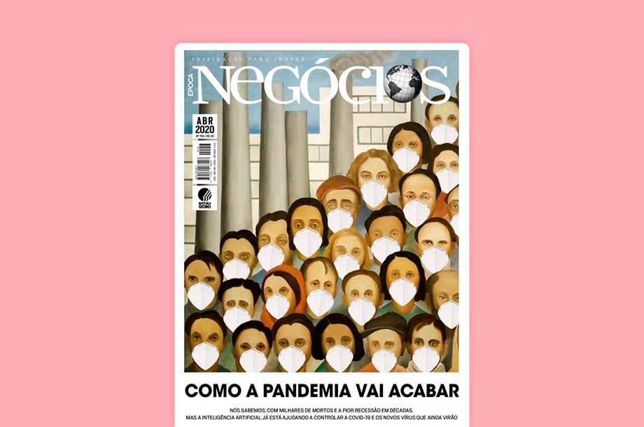 Capa da revista Época Negócios com o título, Como a pandemia vai acabar