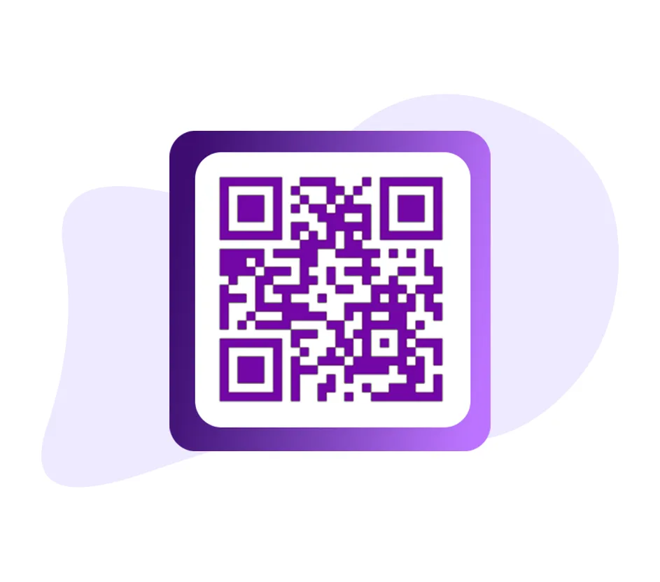 Imagem de um QR Code.
