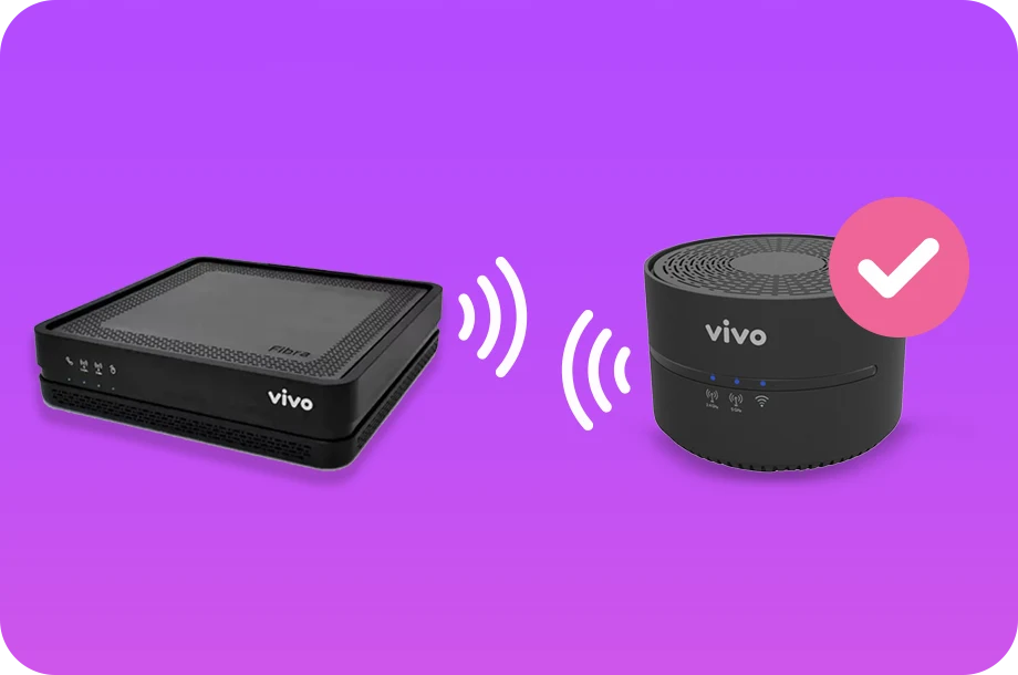 Modem Wi-Fi 5 preto e Repetidor Wi-Fi 5 preto.
