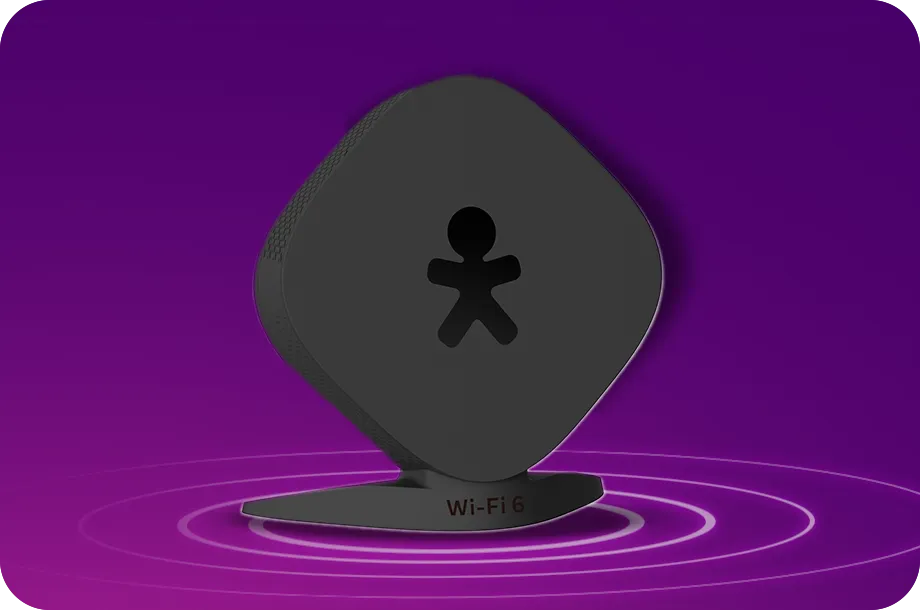 Imagem do repetidor Vivo Wi-fi 6 na cor preta