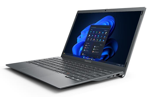 Imagem de um notebook na cor preta.