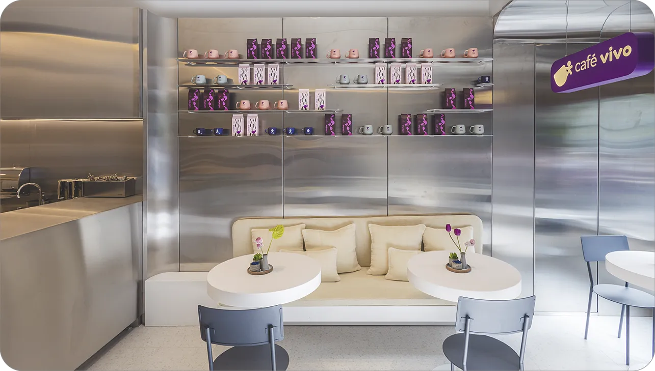 Imagem de ambiente principal da Casa Vivo