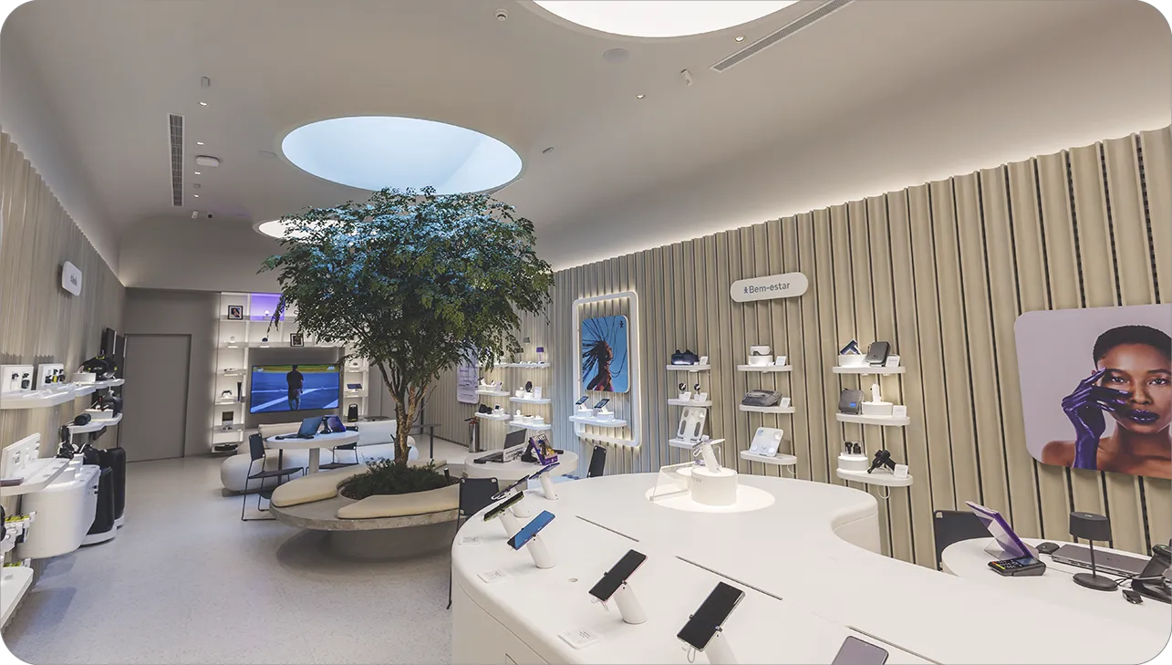 Imagem de vitrine de produtos Ovvi na Casa Vivo