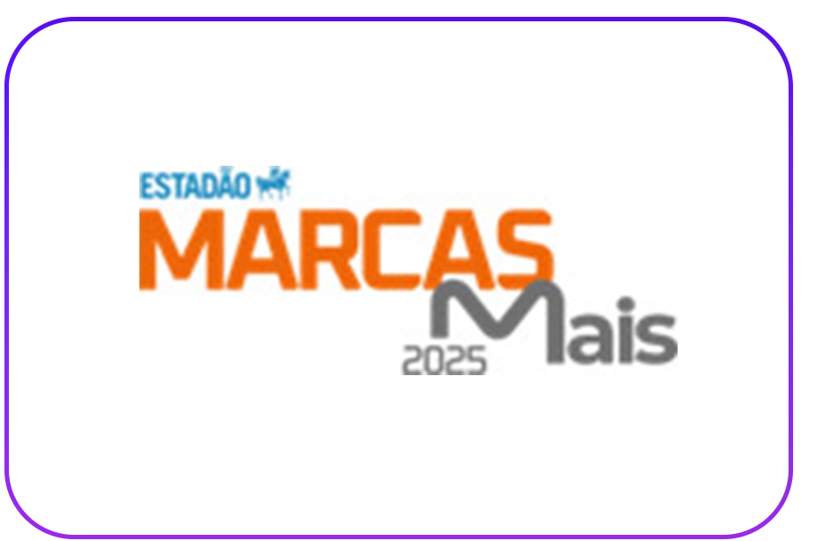 Lê-se "Estadão Marcas Mais 2025"