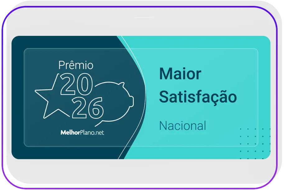 Lê-se: Prêmio MelhorPlano.Net 2026 - Maior satisfação nacional