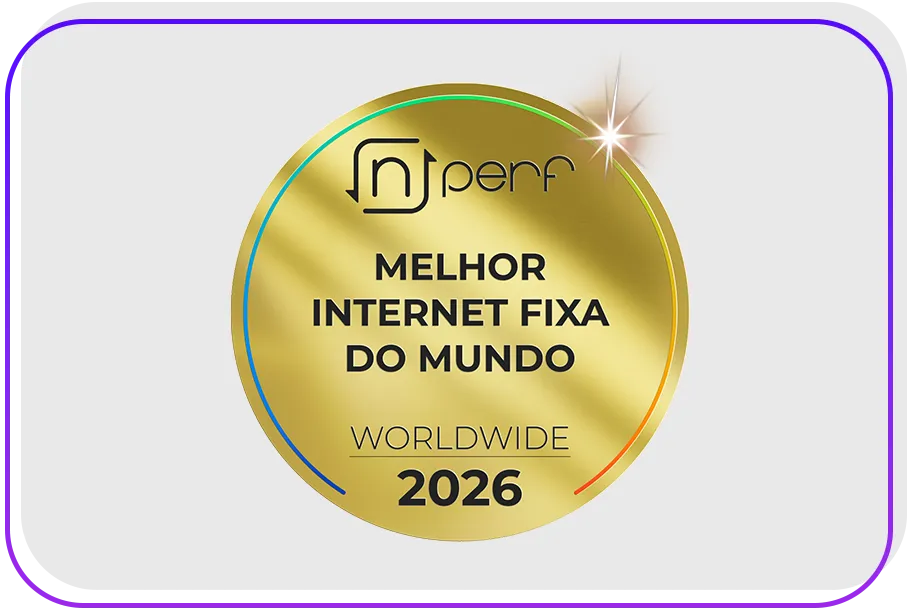 Lê-se: nPerf. Melhor Internet Fixa do Mundo. Worldwide 2026.