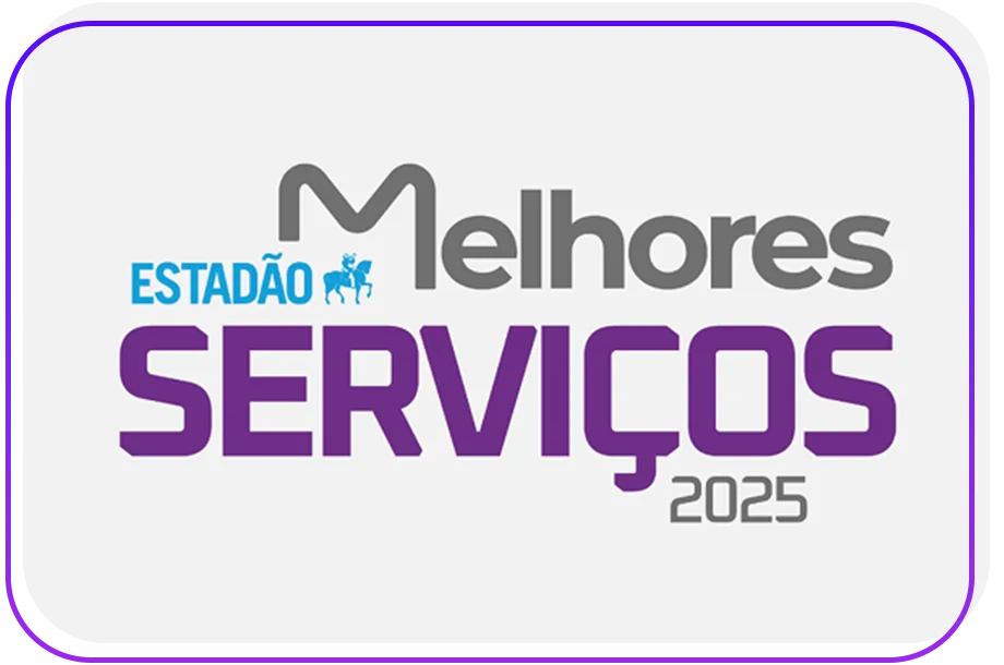 Imagem do selo de Prêmio Estadão Melhores Serviços 2025