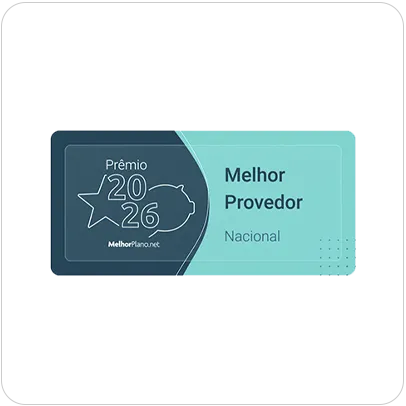 Selo Melhor Provedor Nacional 2026.