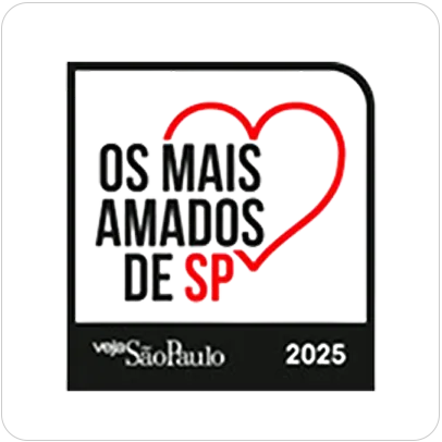 Selo Os Mais Amados de SP 2025.