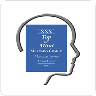 Prêmio Top of Mind Minas Gerais 2025.