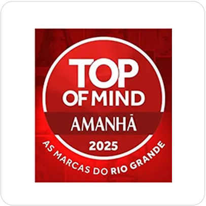 Selo Top of Mind Rio Grande do Sul 2025.