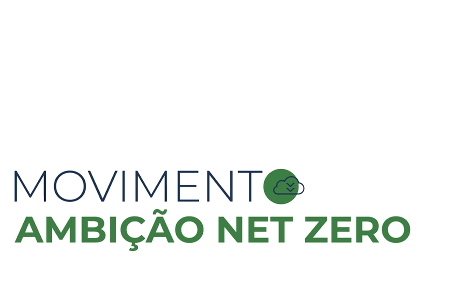 Lê-se: "Movimento Ambição Net Zero"