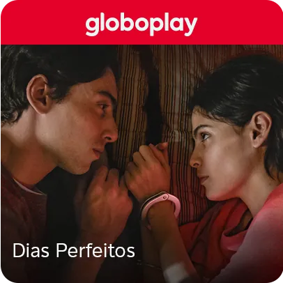 Imagem de um menina com algemas na mão e um menino deitados 