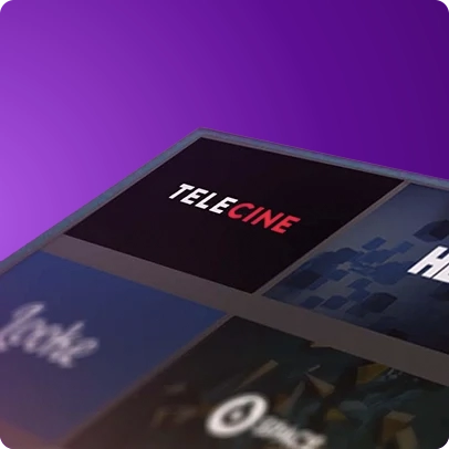 Imagem de um notebook com o Vivo TV na tela.