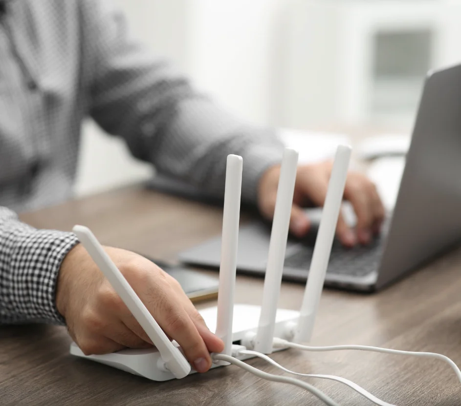 Roteador de Wi-Fi, dispositivo de rede para conexão sem fio