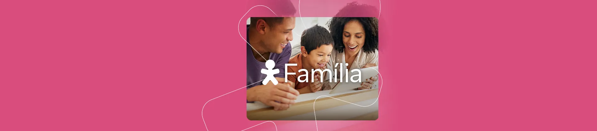 Banner Vivo Pós Família com planos para compartilhar com a família.