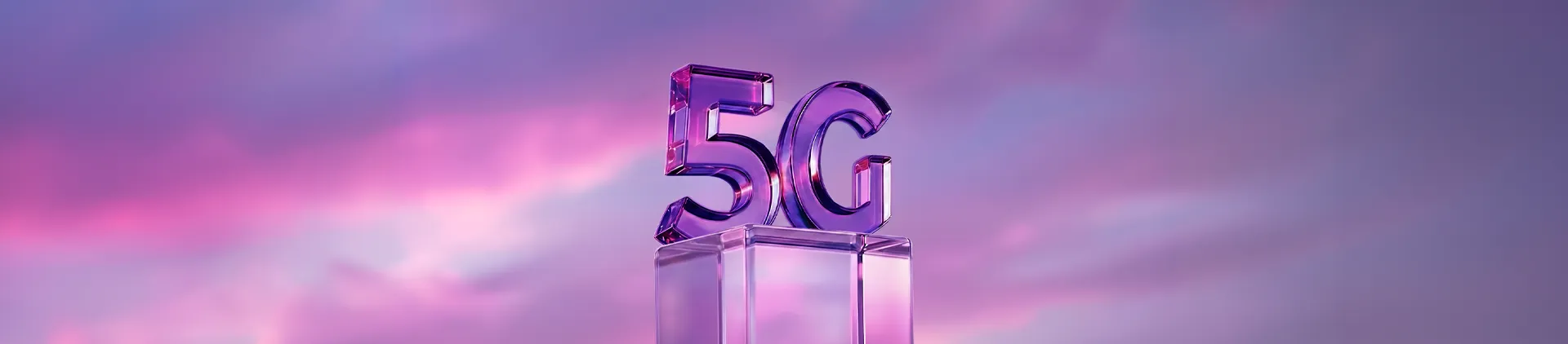 Banner sobre premiações e reconhecimento da tecnologia 5G.