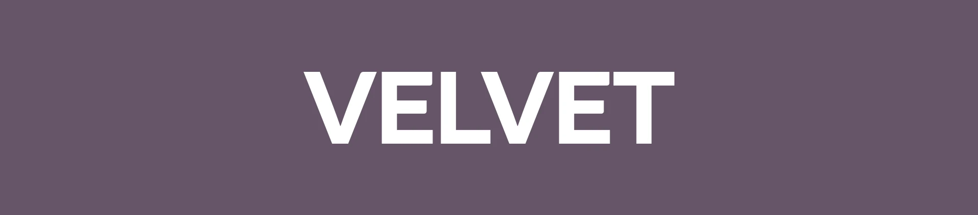 Lê-se: Velvet.