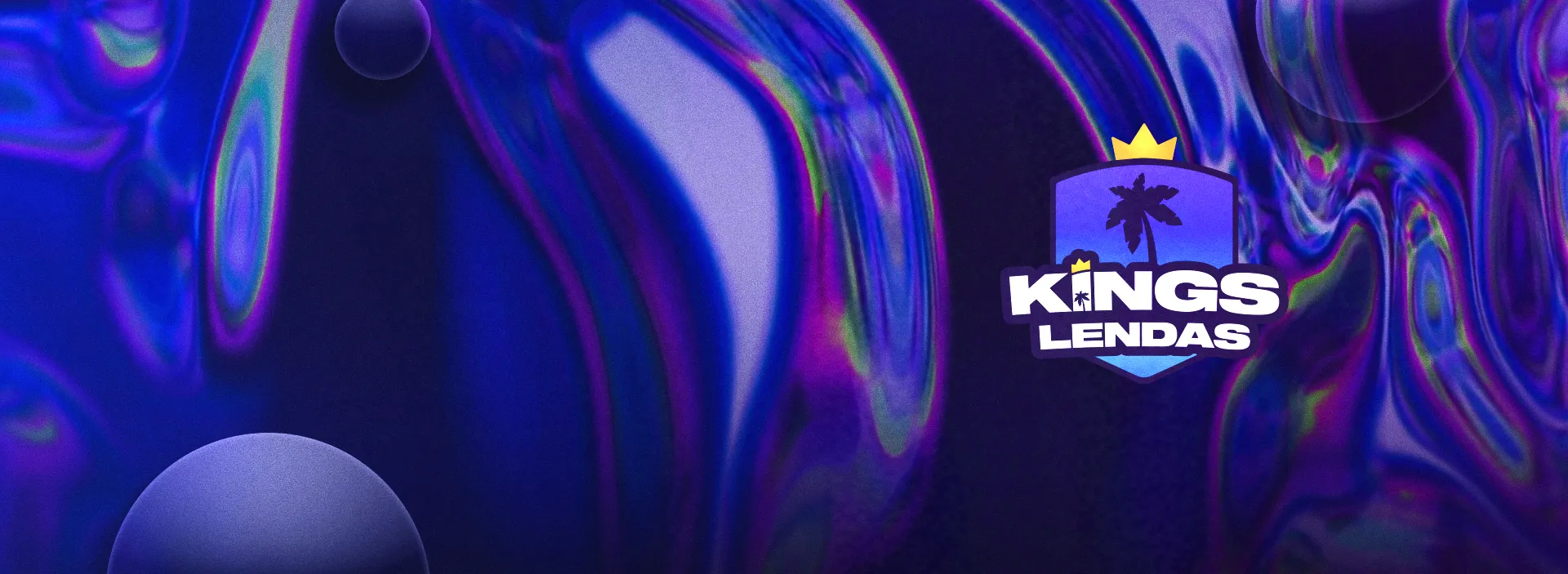 Imagem com fundo azul com logo da Ilha das Lendas