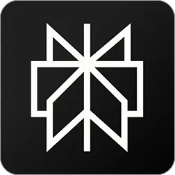 Ícone preto com o logo da Perplexity