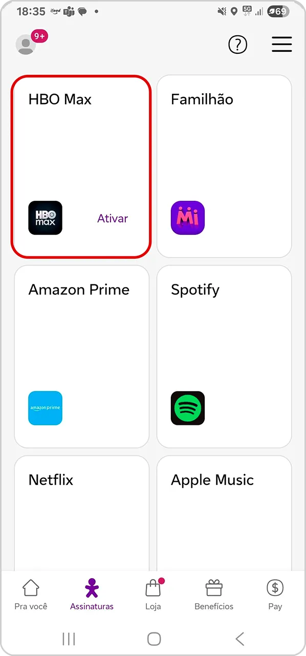 Atualização Telas Parceiro | Página Ativação | HBO MAX