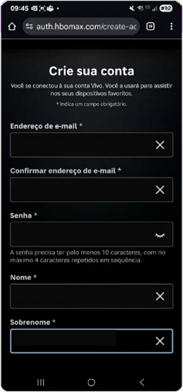 Atualização Telas Parceiro | Página Ativação | HBO MAX