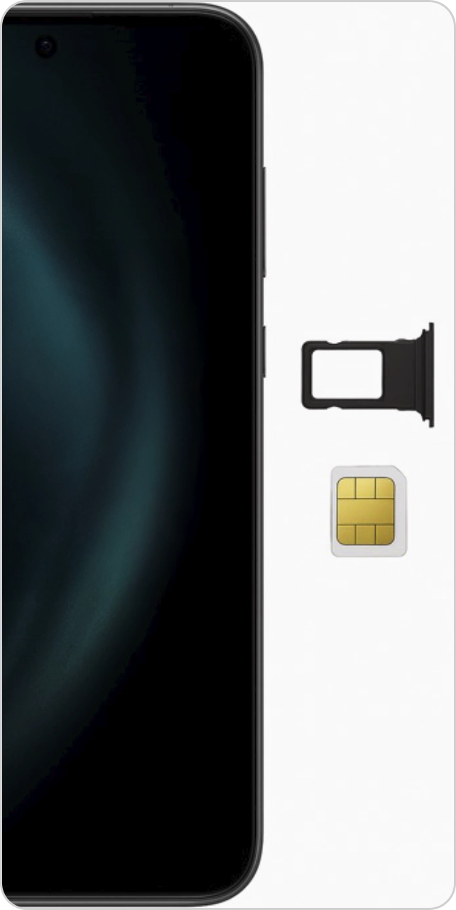 Imagem mostrando o ato de retirar o chip físico de um smartphone Motorola.