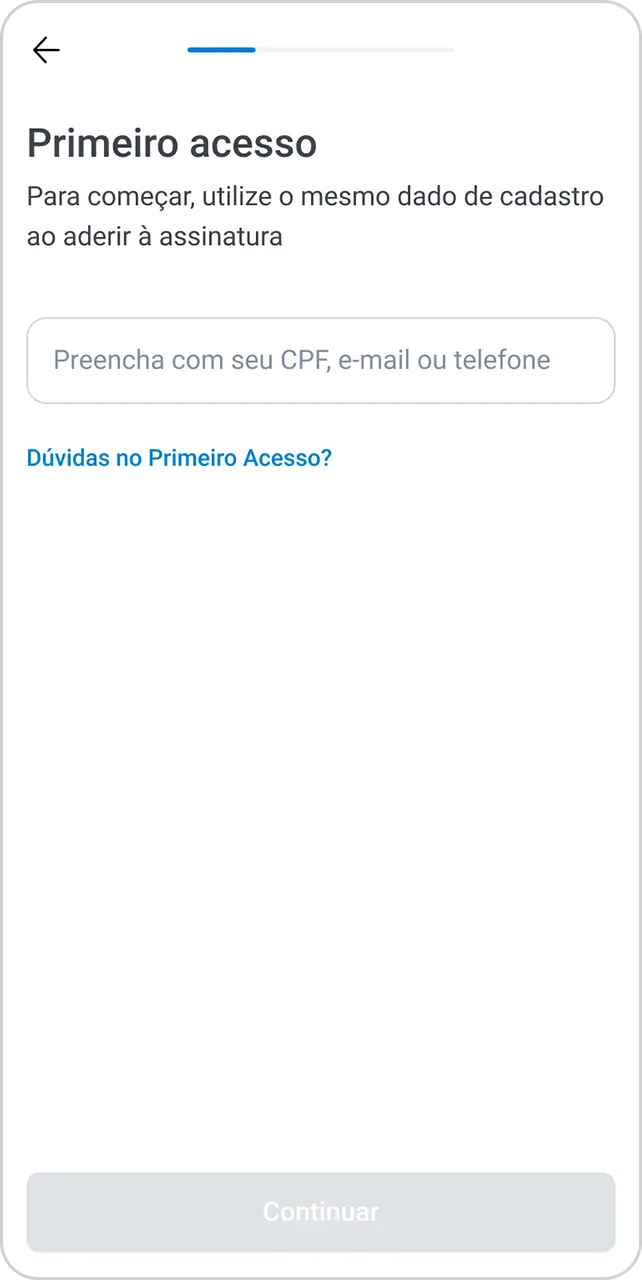 Imagem do passo a passo de ativação da assinatura do Vale Saúde
