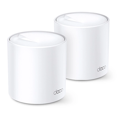 Imagem de 2 roteadores TP Link WiFi Deco X20.