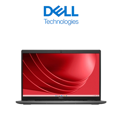Imagem promocional do notebook Dell 3550, acima logo Dell.