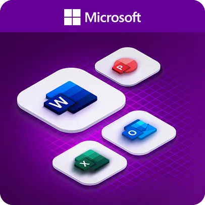 Imagem dos ícones dos programas de Microsoft 365