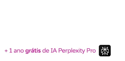 Lê-se: "400 mega por R$ 79,99 + 1 ano grátis IA Perplexity Pro"