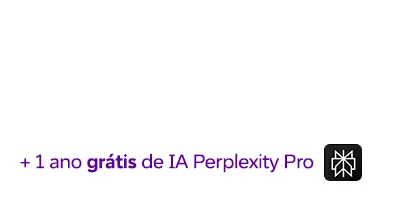 Lê-se: "A partir de R$ 30/mês por licença + 1 ano grátis de IA Perplexity Pro